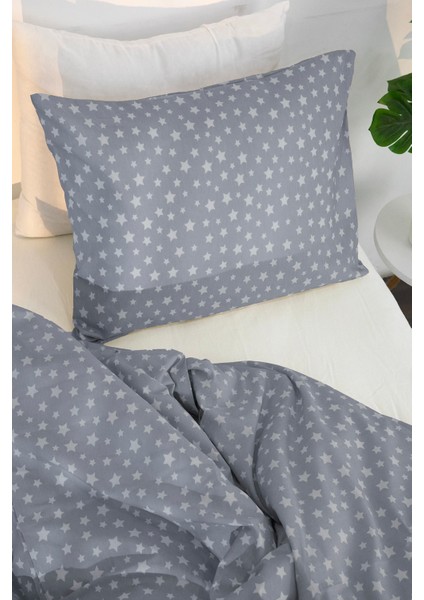 Mimosa Tek Kişilik Nevresim Seti - Gri