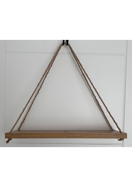 Halatlı Duvar Rafı Renkli 14CM x 40CM modelleri
