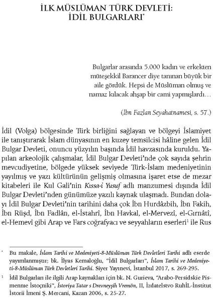 Tatar Tarihi Idil Bulgarları, Moğollar, Altın Orda, Hanlıklar - Ilyas Kemaloğlu