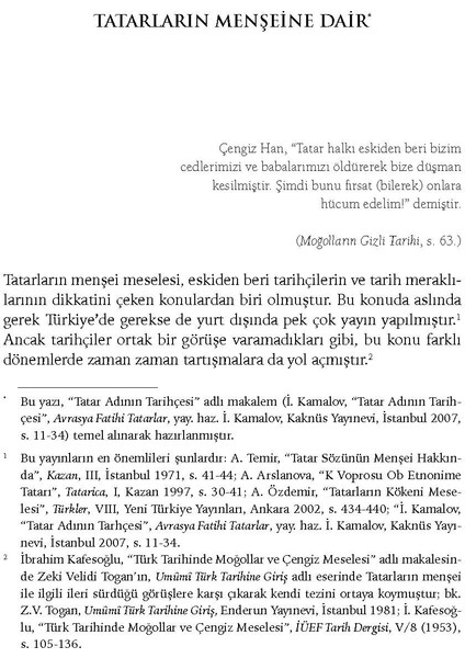 Tatar Tarihi Idil Bulgarları, Moğollar, Altın Orda, Hanlıklar - Ilyas Kemaloğlu