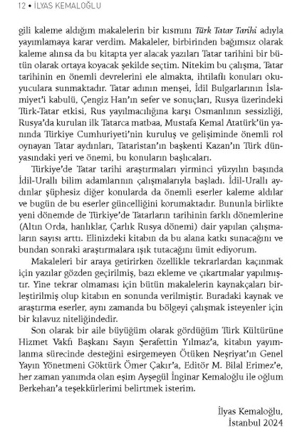 Tatar Tarihi Idil Bulgarları, Moğollar, Altın Orda, Hanlıklar - Ilyas Kemaloğlu