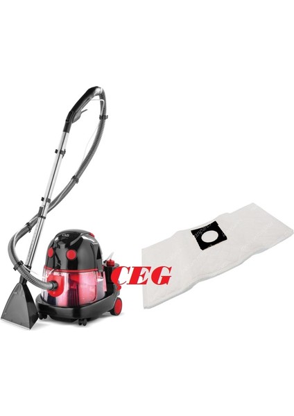 Dn 4702 Milano Su Filtreli Halı Yıkama Makinesi Süpürge Torbası Çeg