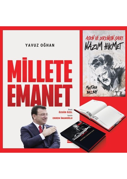 Millete Emanet ve Nazım Hikmet - Ciltli 2026 Ajanda