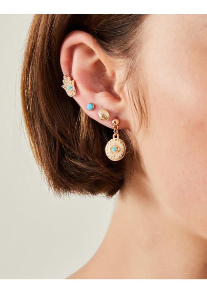 Deniz Yıldızı Küpe Seti x 5 fiyatları