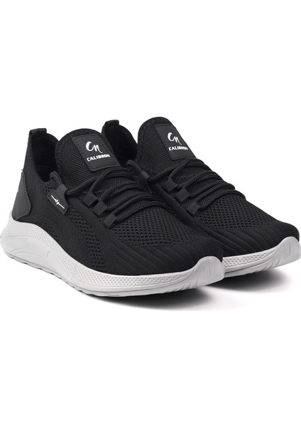 Erkek Siyah Beyaz Buz Sneaker Spor Ayakkabı Rahat Hafif Günlük