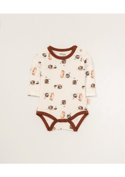 Honey Bear Tema Uzun Kol Badi