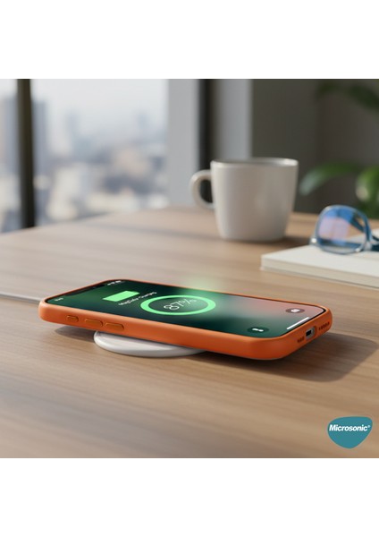 Apple iPhone 17 Air Kılıf Zenicon Magsafe Turuncu fiyatları