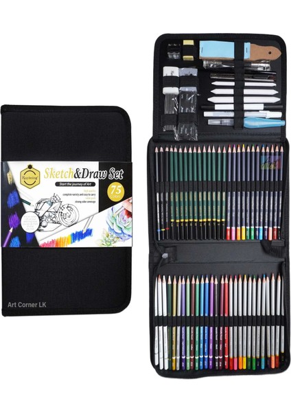 Keep Smiling Çizim ve Boyama Seti 75’li+ Eskiz Defteri A5 120 gr 50YP-ÇIZIM Defteri 180 gr A5 20 Yp fiyatları