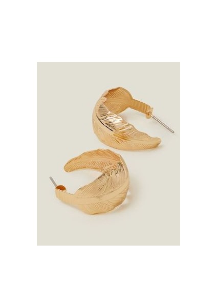 Yaprak Kıvrımlı Küpe