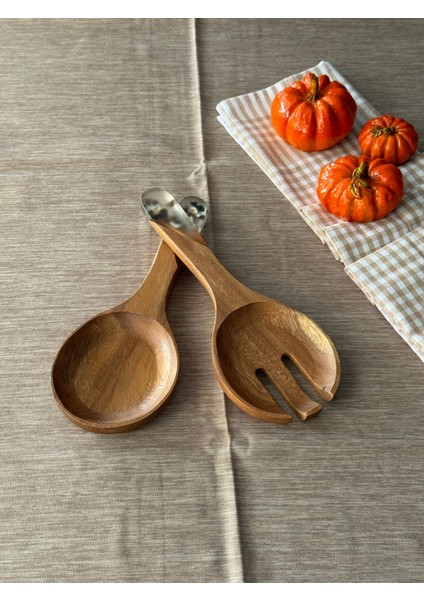 Akasya Salata Servis Sunum Seti 2'li