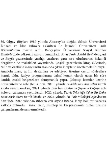 Anadolu'nun Kronikleri - M. Olgay Söyler - Ötüken Neşriyat indirimleri