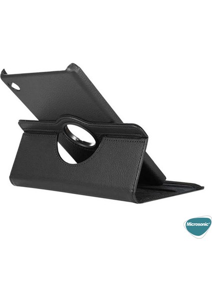 Samsung Galaxy Tab S10 Lite Kılıf 360 Rotating Stand Deri Kırmızı