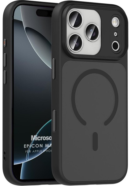 Apple iPhone 17 Pro Max Kılıf Epicon Magsafe Siyah