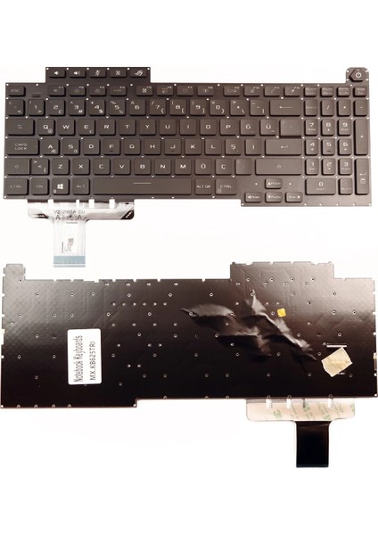 Asus Rog Strix G17 G713 Notebook Klavye Per-Key Rgb Işıklı