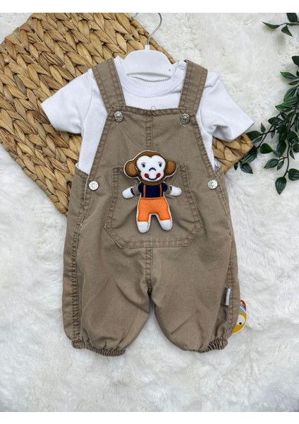 Erkek Bebek Salopet Tulum Pamuklu