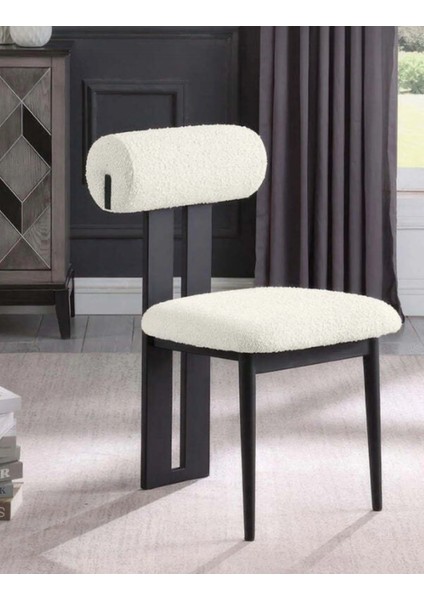 SEZBİL Ahşap Sandalye Tombak (1 Adet) Sandalye Mutfak Sandalyesi Salon Sandalyesi Yemek Odası