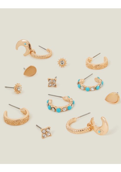 Puslu Ay Küpe Seti x 12