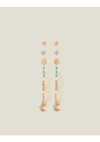 Puslu Ay Küpe Seti x 12 fiyatları