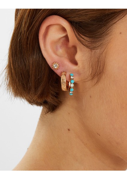 Puslu Ay Küpe Seti x 12 modelleri