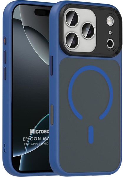 Apple iPhone 17 Pro Kılıf Epicon Magsafe Lacivert