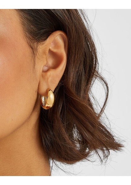 Z Chunky Küpe Altın Kaplama fırsatları