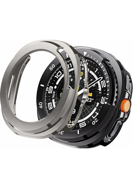 Samsung Galaxy Watch 8 Classic 46MM Kılıf Matte Premium Slim Watchband Titanyum