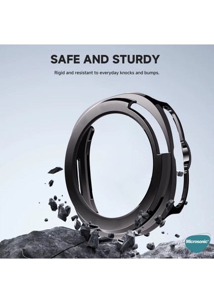 Samsung Galaxy Watch 8 Classic 46MM Kılıf Matte Premium Slim Watchband Titanyum