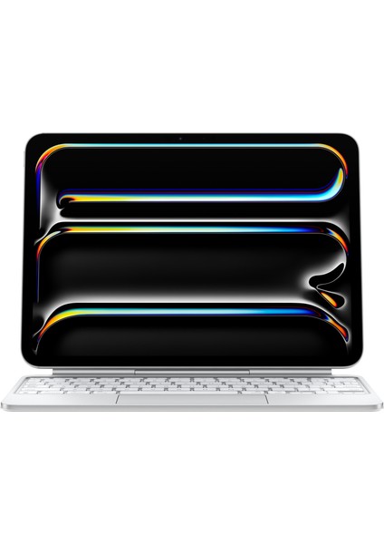 iPad Pro (M4) 11'' Için Magic Keyboard - Arapça - Beyaz MWR03AT/A