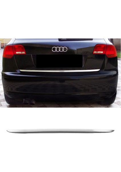 Audi A3 Formlu Krom Bagaj Alt Çıta 2004-2012 Paslanmaz Çelik