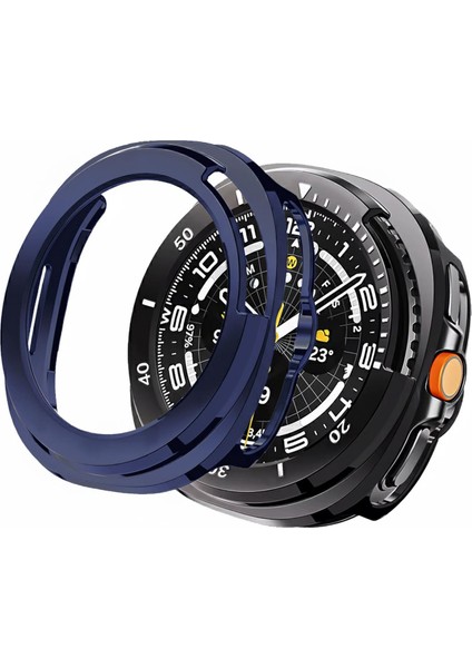 Samsung Galaxy Watch 8 Classic 46MM Kılıf Matte Premium Slim Watchband Lacivert