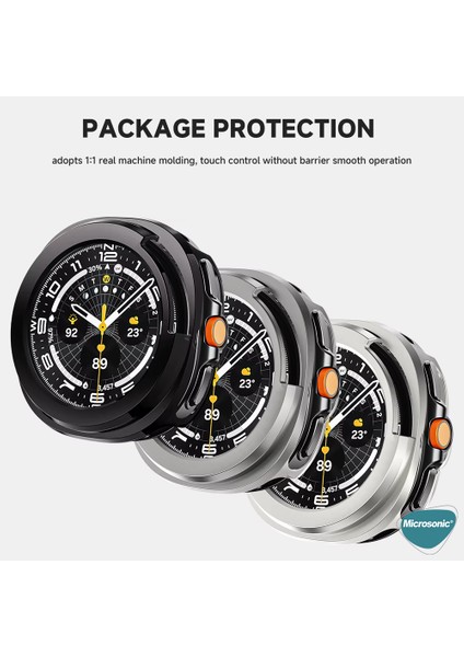 Samsung Galaxy Watch 8 Classic 46MM Kılıf Matte Premium Slim Watchband Lacivert modelleri