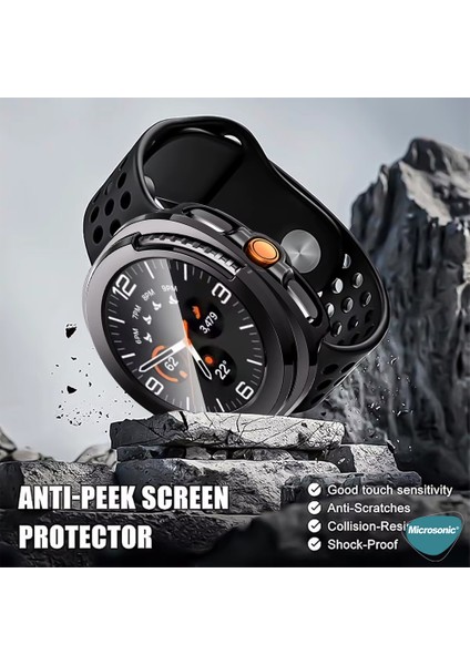 Samsung Galaxy Watch 8 Classic 46MM Kılıf Matte Premium Slim Watchband Lacivert