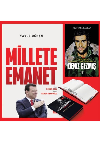 Millete Emanet ve Bitmeyen Deniz Gezmiş - Ciltli 2026 Ajanda