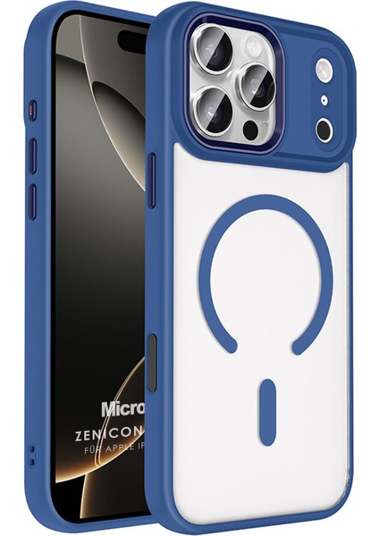 Apple iPhone 17 Pro Max Kılıf Zenicon Magsafe Lacivert
