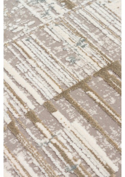 Fresco Xw Fs 36 Krem Bej - Işıltılı Dokuma Bambu Viskon Salon Halısı modelleri