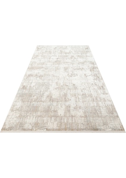 Fresco Xw Fs 36 Krem Bej - Işıltılı Dokuma Bambu Viskon Salon Halısı