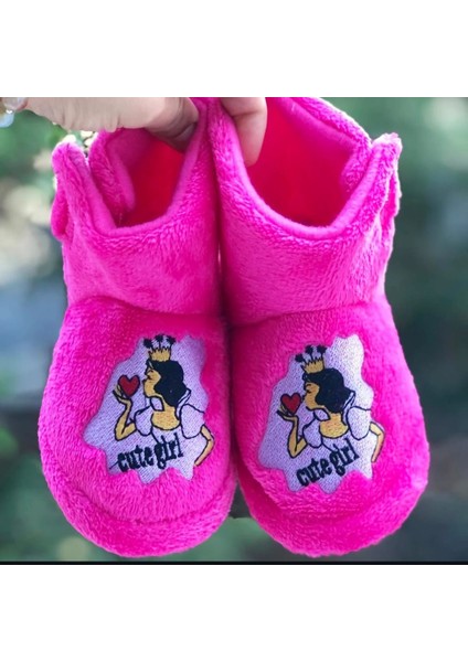 Kız Çocuk Cırt Cırtlı Panduf Sindirella Figürlü Yumuşak Esnek Kaydırmaz Taban Anaokulu Kreş Ev Ayakkabısı modelleri