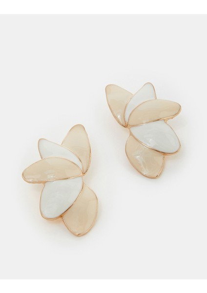 Enamel Petal Short Drop Tort