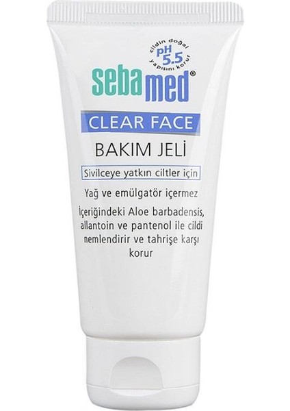 Sebamed Clear Face Bakım Jeli 50 Ml- Diş Beyazlatıcı Köpük Hediye