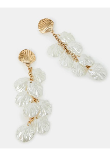 Inci Deniz Kabuğu Küpe