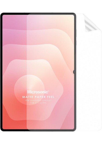 Samsung Galaxy Tab S11 Ultra Paper Feel Kağıt Dokulu Mat Ekran Koruyucu