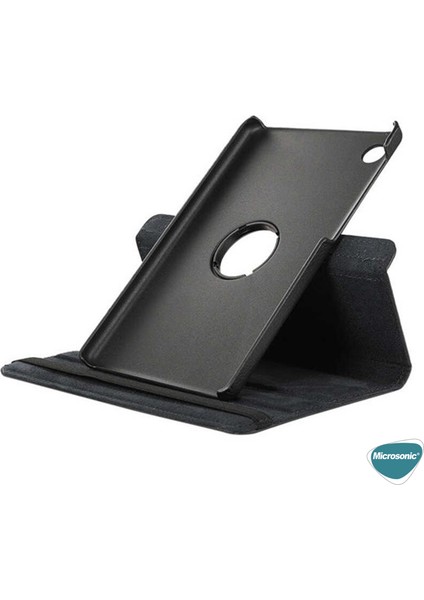 Samsung Galaxy Tab S10 Lite Kılıf 360 Rotating Stand Deri Mor