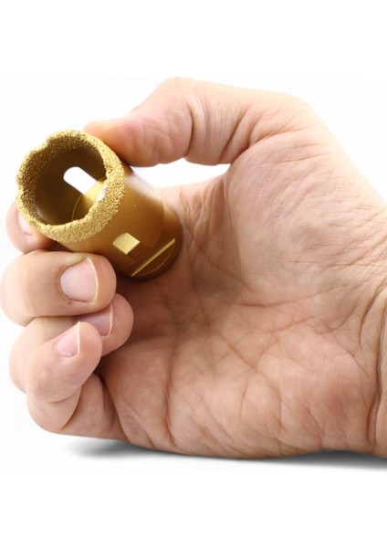 33 mm Elmas Kaplamalı Granit Mermer Fayans Seramik Delici Matkap Uyumlu Uzun Ömürlü Güçlü Kesici Uç modelleri