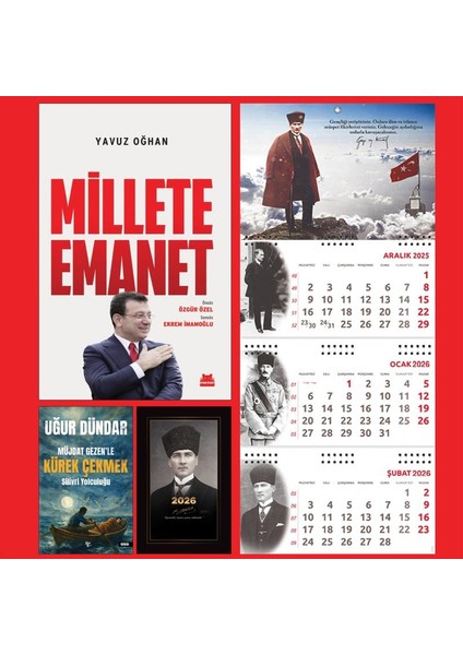 Millete Emanet ve Müjdate Gezenle Kürek Çekmek - Kalpaklı Ajanda - Sakarya Duvar Takvimi