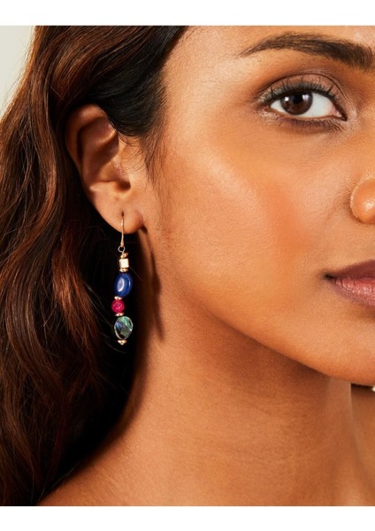 Mıxed Bead Drop Er Blue indirimleri