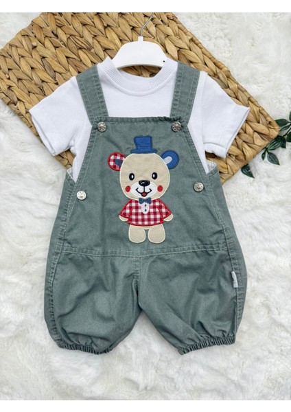 Erkek Bebek Salopet Tulum Pamuklu