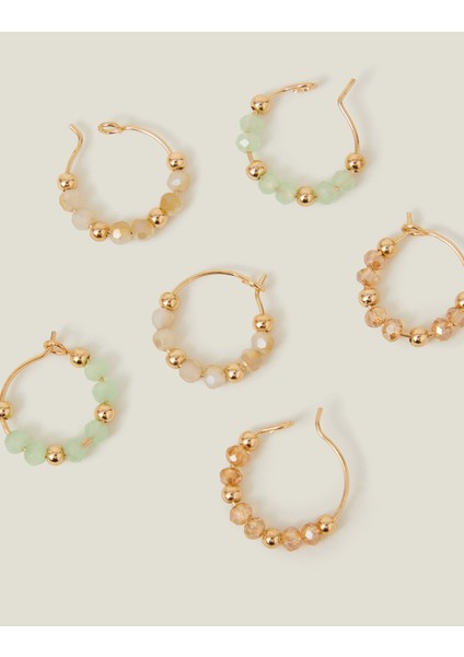 Tiny Face Halka Küpe x 3