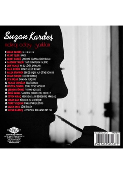 Suzan Kardeş – Makyaj Odası Şarkıları – Cd- 2009 fiyatları