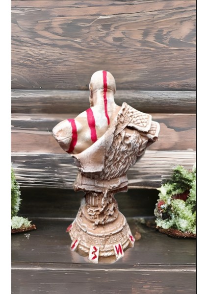 God Of War Kratos Figürü 20 cm Mermerit Biblo