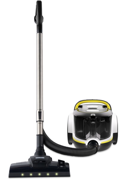 Vcc 6 Cyclonex Dualcontrol B&w Toz torbasız Turbo ve LED Başlıklı Süpürge